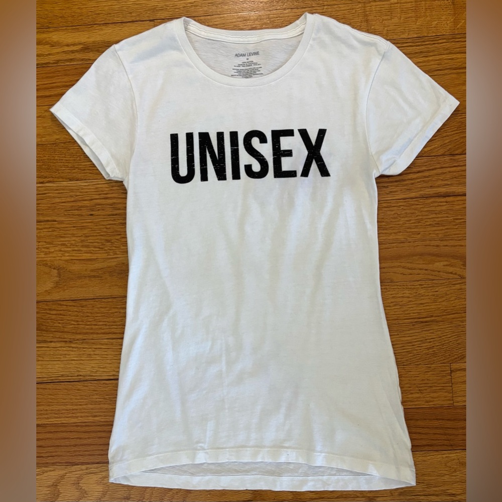 Adam Levine T-shirt Women’s Medium Black/White UNISEX Graphic Tee SLIMFIT